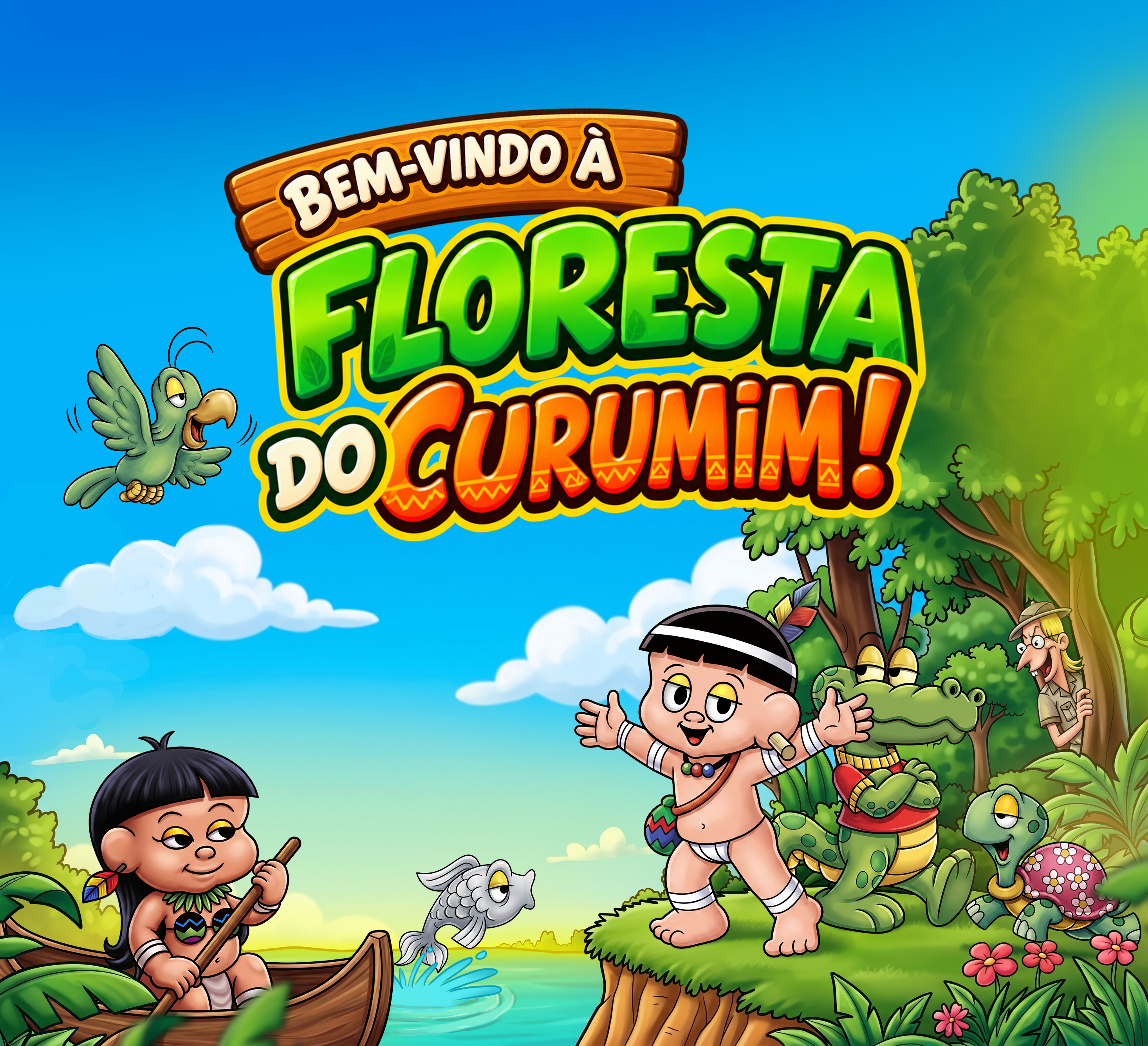 Bem-vindo à Floresta do Curumim — Aqui cada trilha leva a uma nova descoberta